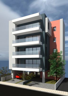 Ανέγερση τετραώροφης οικοδομής κατοικιών